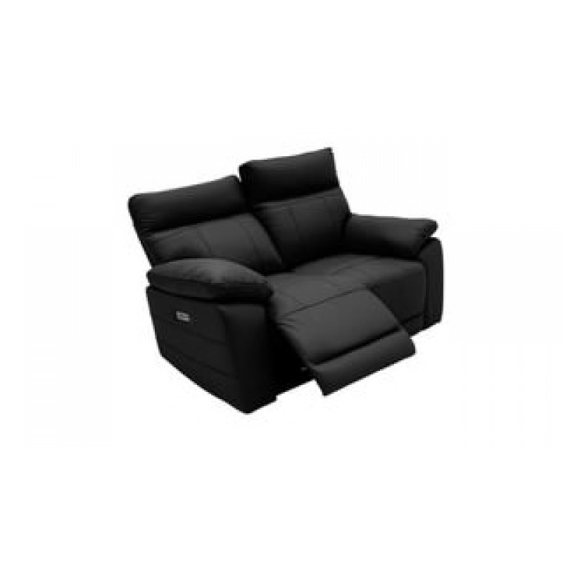 VL Positano 2 Seater Electric Recliner - Black 